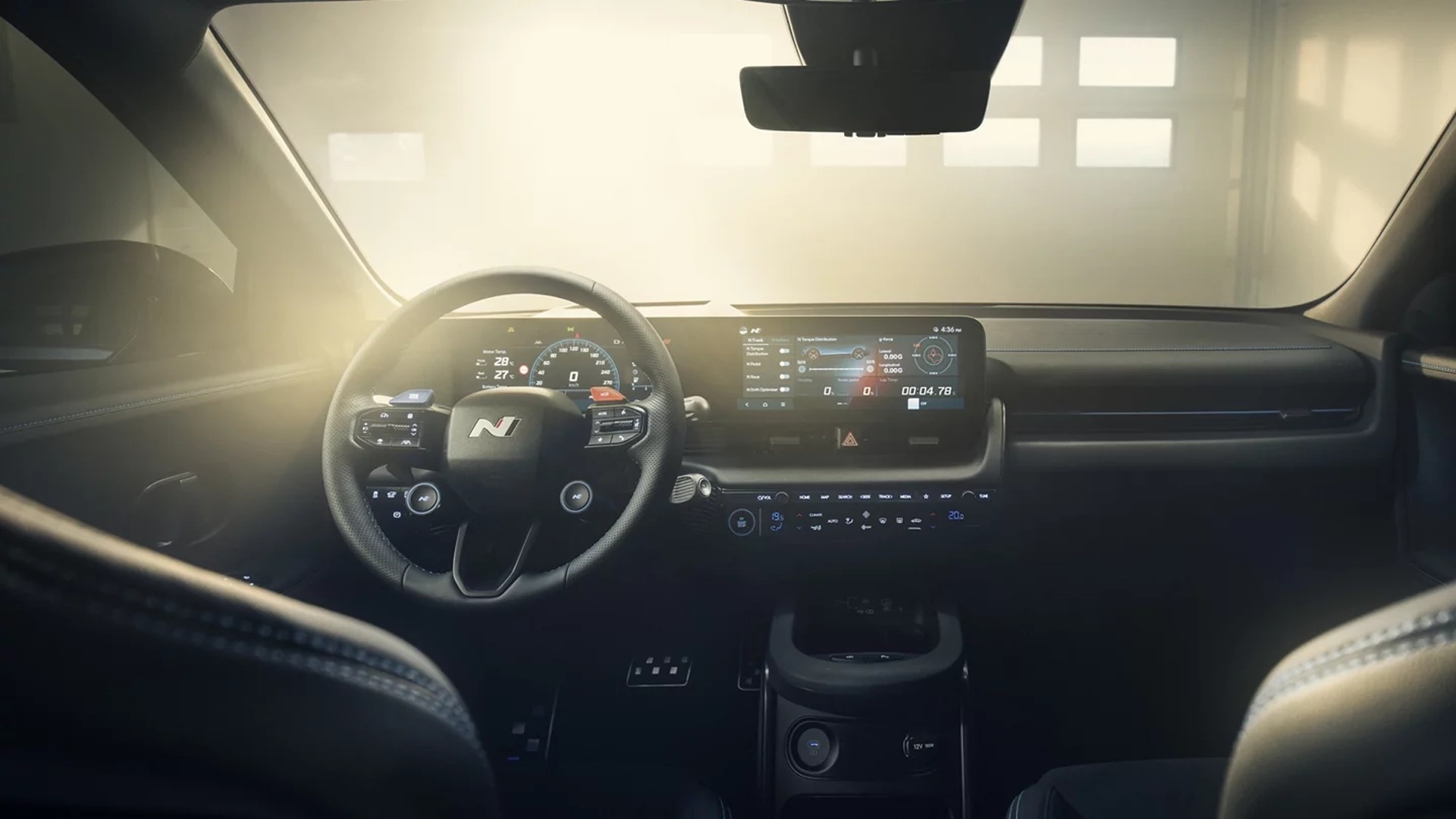 The Steering And Dashboard Of The 2025 Hyundai Ioniq 5 N