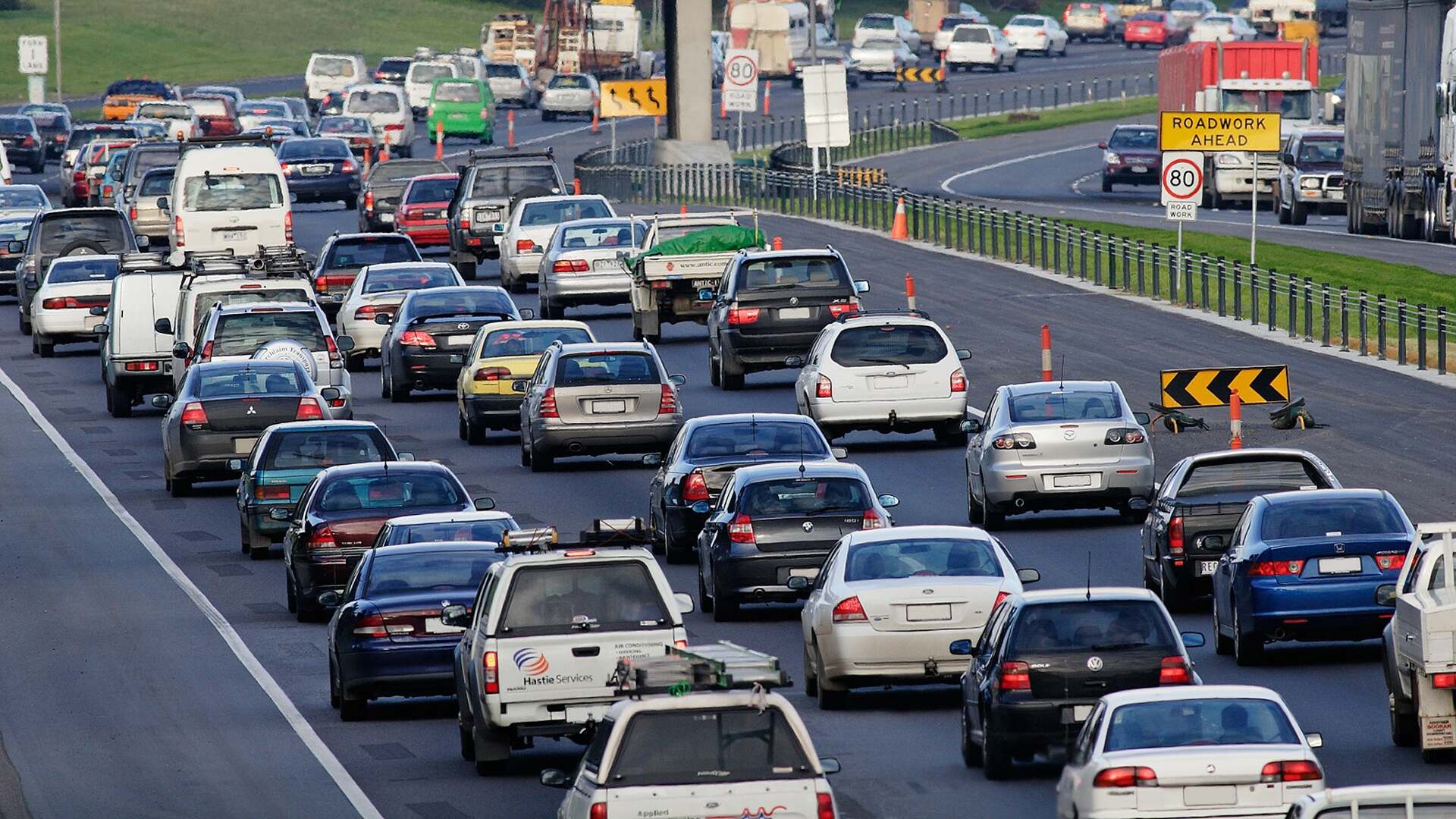 The Traffic On The Monash Freeway In Melbourne, Australia During Peak Hours (Credits Wikipedia)