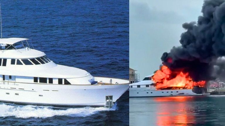 Yacht Fire Sparks Concern Electric Vehicle Battery Safety in Focus