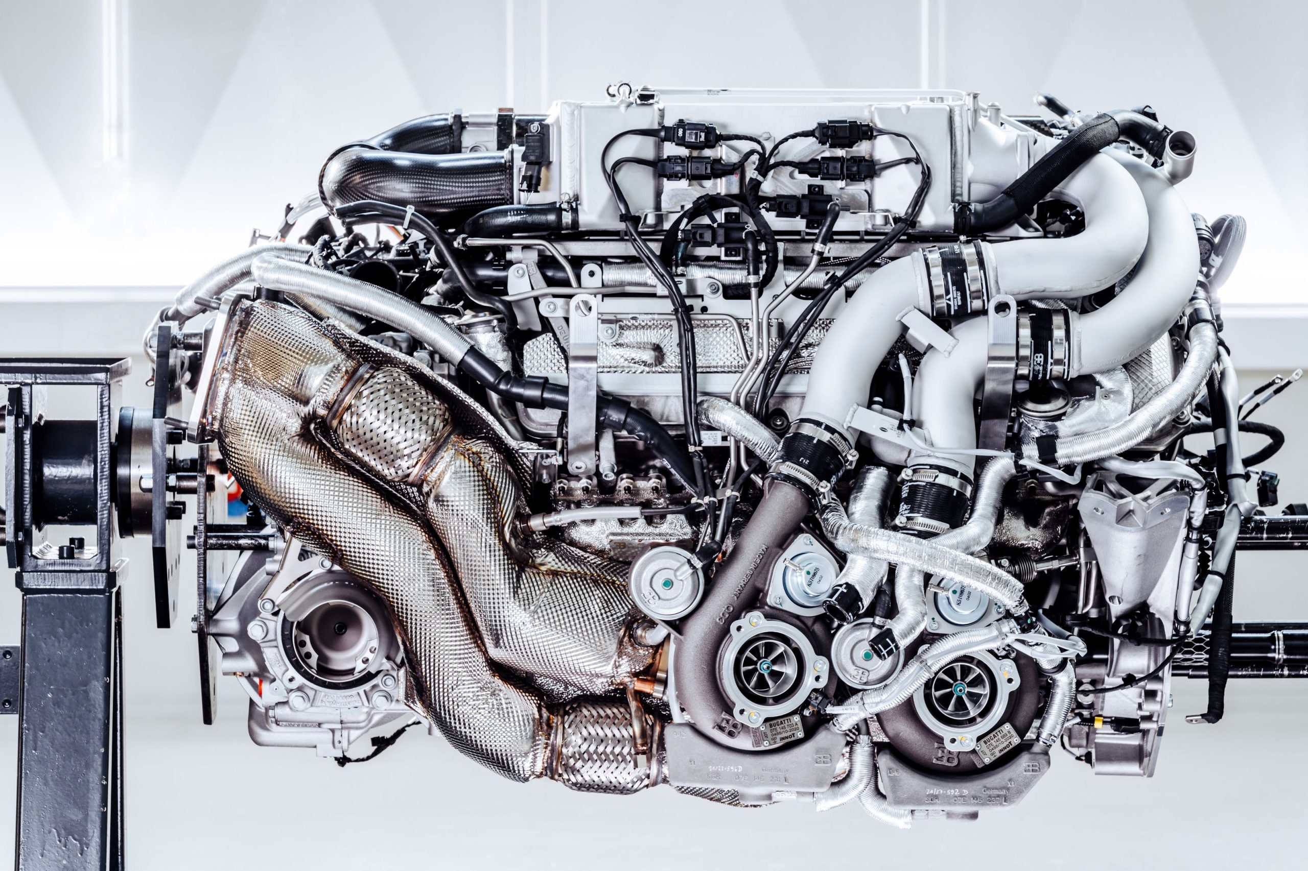 Mate Rimac Reveals Bugatti W16 Engine Components and Validates Elon Musk's 0-60 mph Assertion