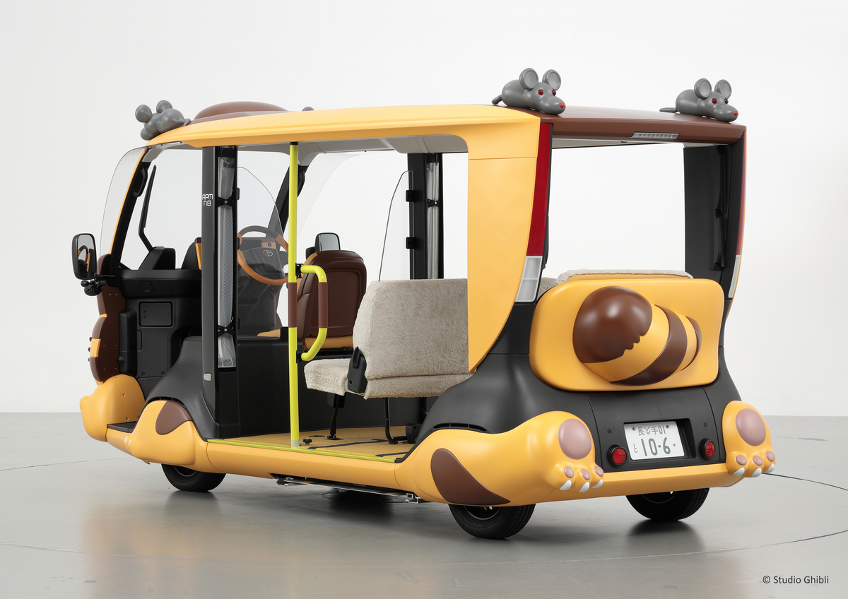 Toyota Transforms Electric Vehicle into Resemblance of Studio Ghibli's Catbus