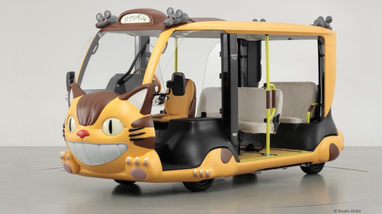 Toyota Transforms Electric Vehicle into Resemblance of Studio Ghibli's Catbus