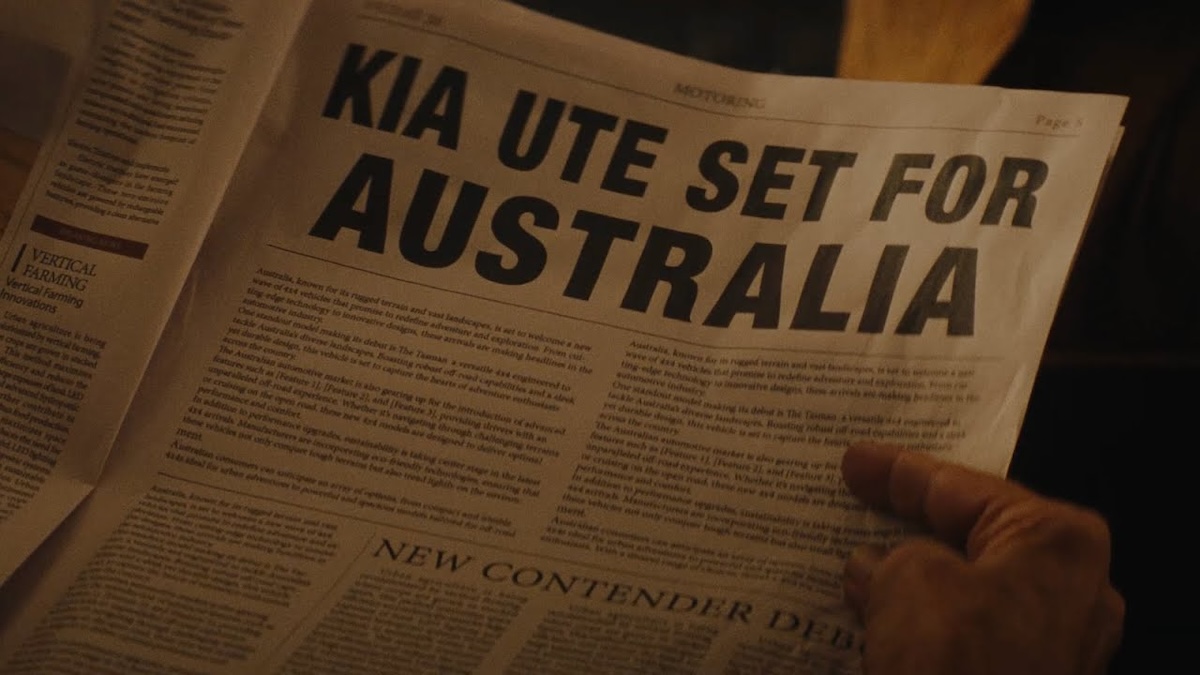 Kia's Upcoming Tasman Pickup Confirmed for 2025, Teaser Released