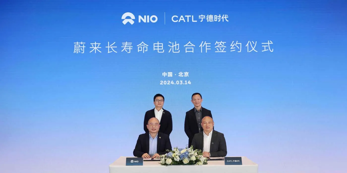 Nio Collaborates with CATL for Advancement of Extended-Life EV Battery Technology