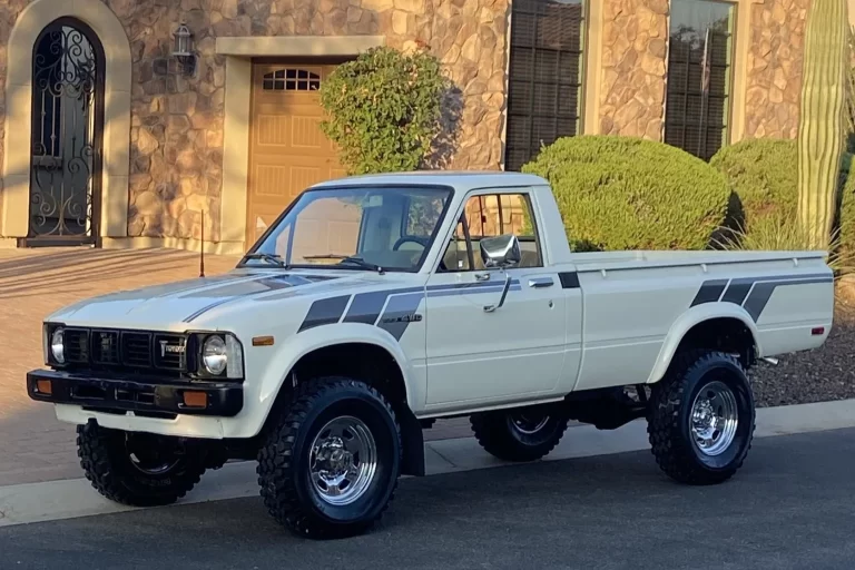 Today's Pick on Bring a Trailer: 1981 Toyota Pickup 4x4 Deluxe with Iconic Livery