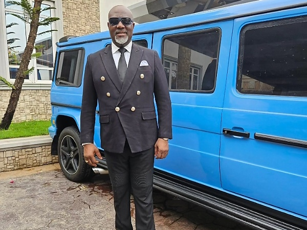 “God Did This”, Dino Melaye Says As He Shows Off His Mercedes-AMG G63 Limousine