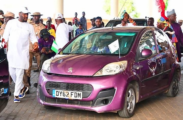 Pelumi Nubi Donates Peugeot 107 She Drove From London To Lagos To Lagos State-owned J Randle Centre