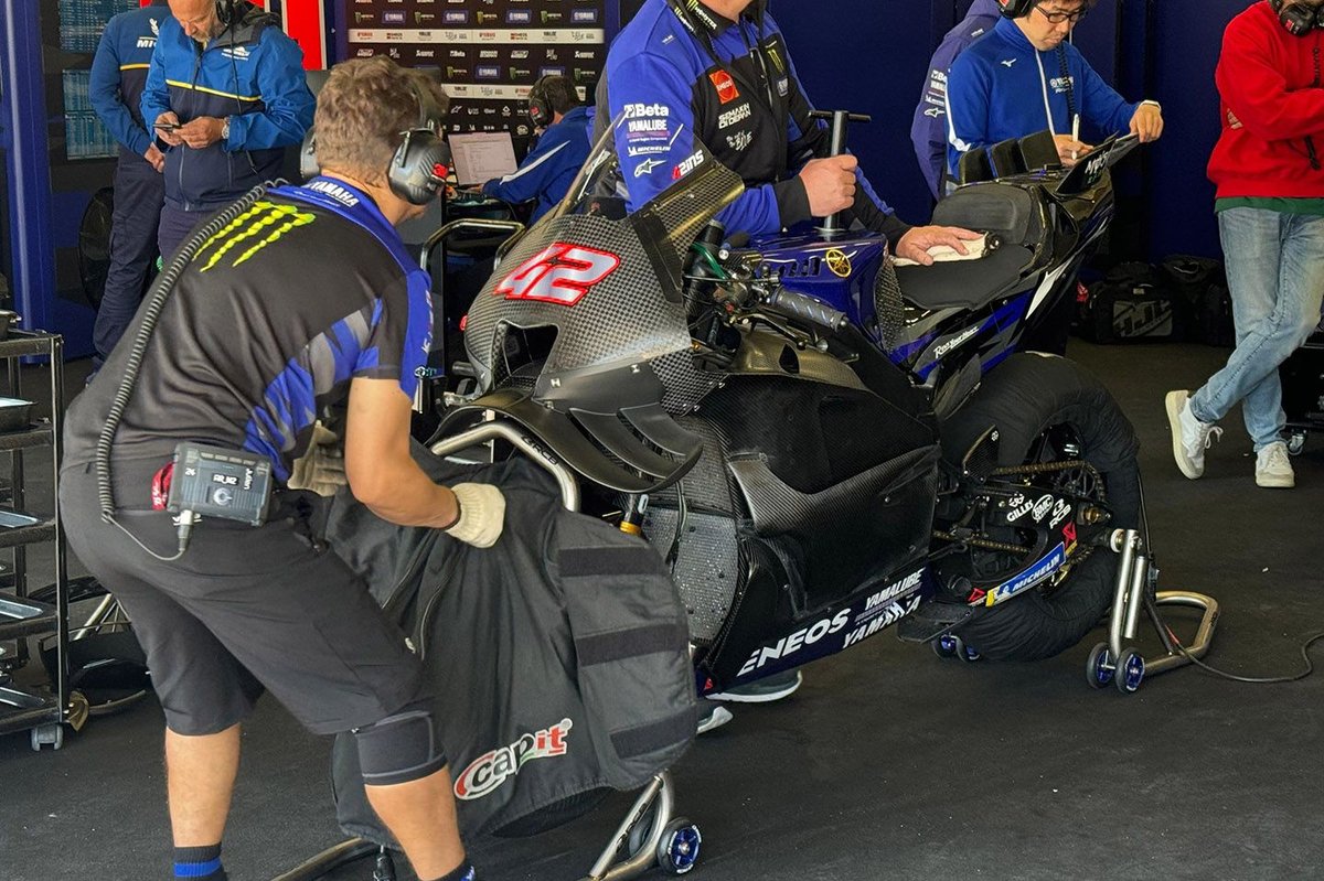 Quartararo felt “massive change” on new Yamaha M1’s first MotoGP test