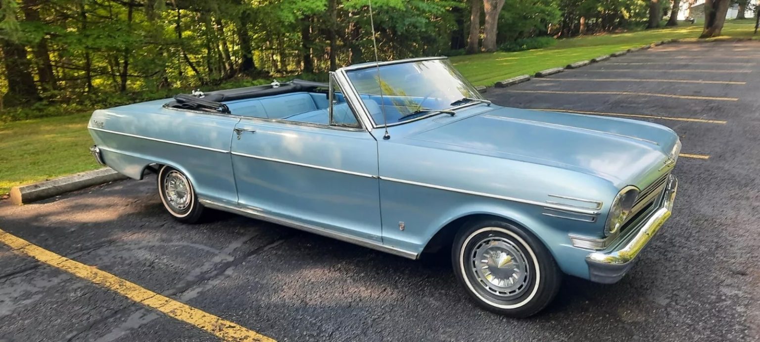 Rare Find: 1962 Chevy Nova Convertible in Pristine Condition - DAX Street