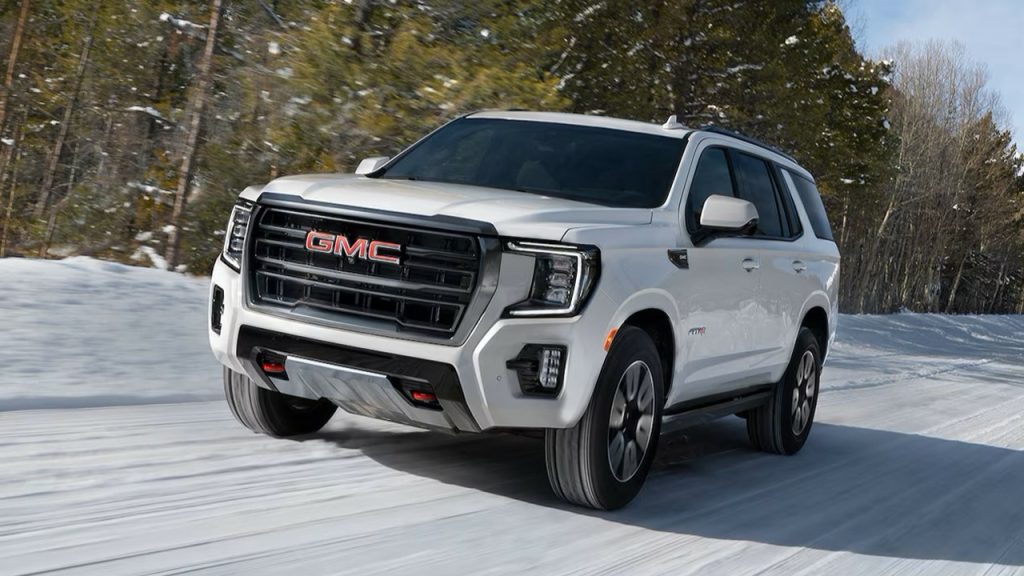 2025 GMC Yukon AT4 Teases Redesigned Front End Ahead Of Debut DAX Street