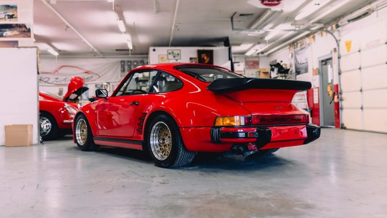 A Classic 1982 Porsche 911 Turbo with Slant-Nose Design On Auction On Bring A Trailer