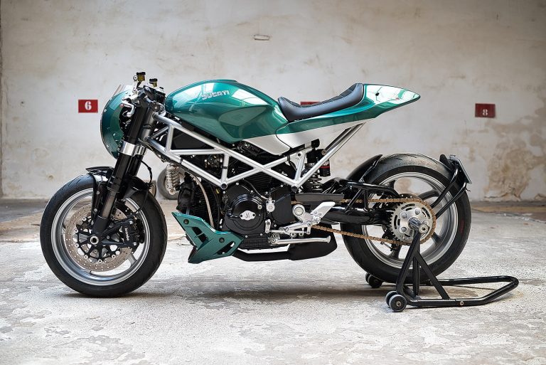 Custom Cafe Racer Jeremie Duchampt's Ducati Monster Transformation