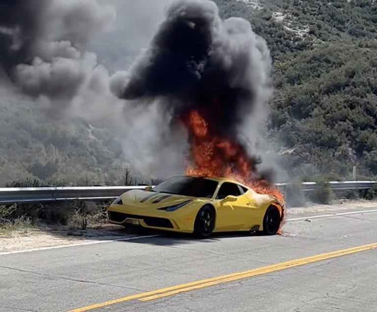 Ferrari 458 Speciale Fire Incident & Legacy