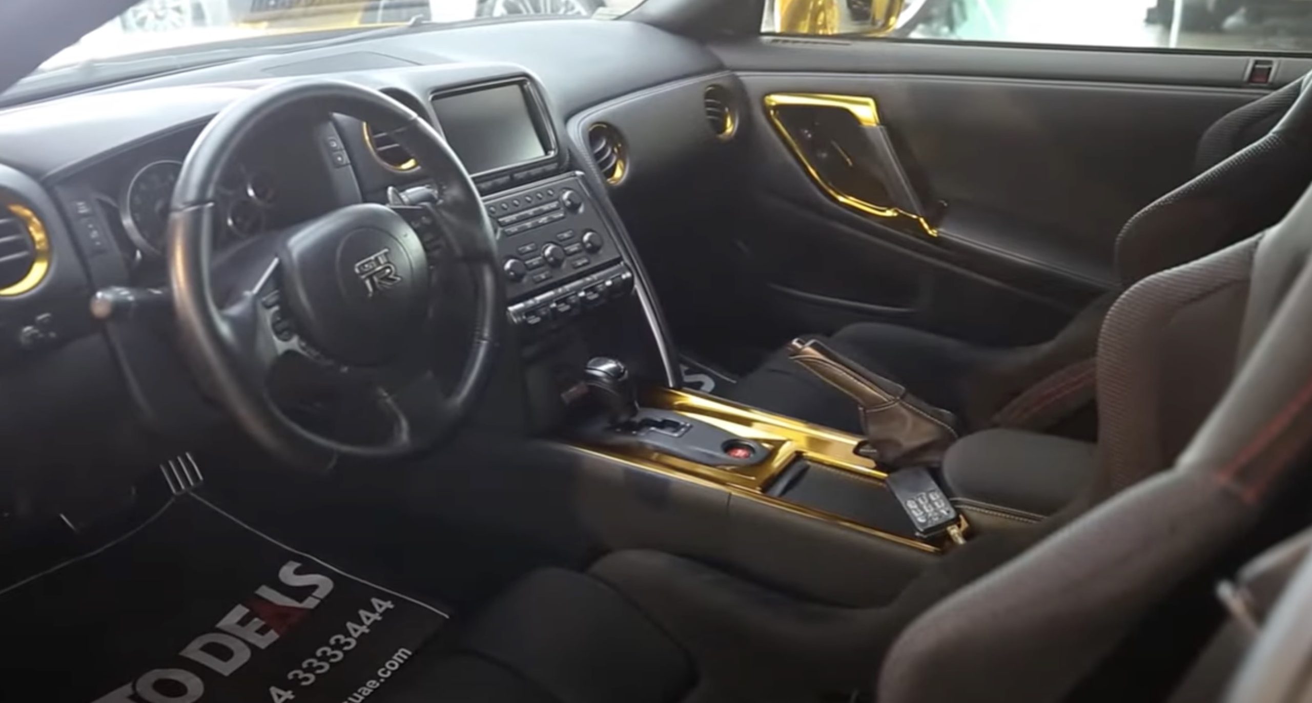 Golden Nissan GT-R: Luxury on Wheels in Dubai's Exotic Scene - DAX Street