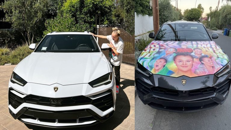 JoJo Siwa's Custom Car Collection A Colorful Expression