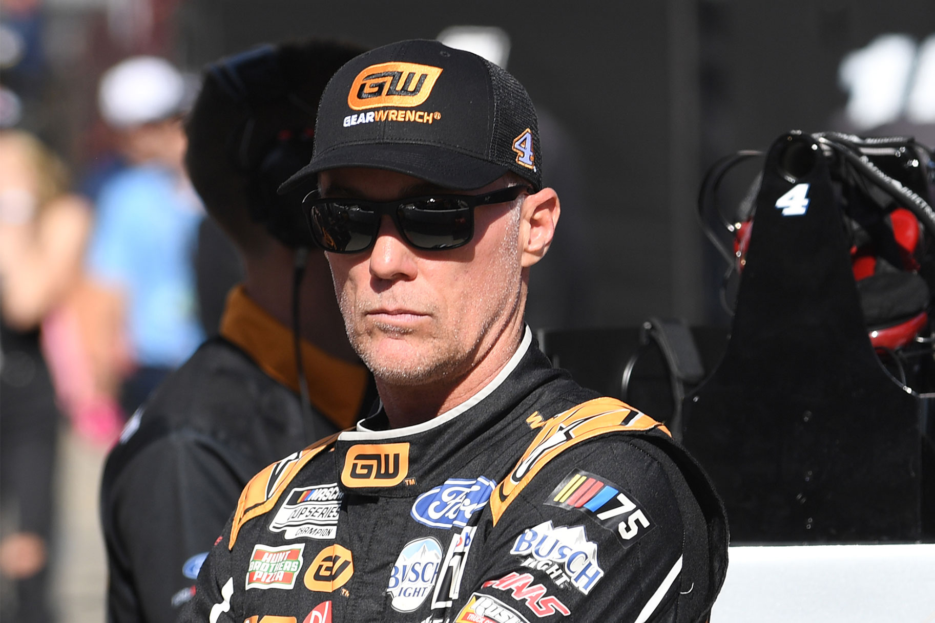Harvick Steps in for Larson in Practice and Qualifying