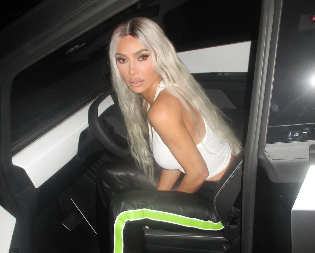 Kim Kardashian's Cybertruck Iconic Status Symbol in Social Media Culture