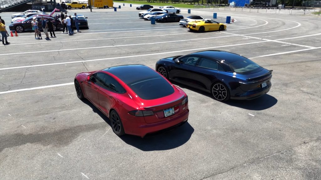 Lucid Sapphire Vs Tesla Model S Plaid Electric Drag Racing Revolution