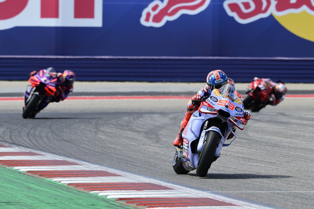 Marquez Crashes from COTA MotoGP Lead Due to Unexpected Brake Problem