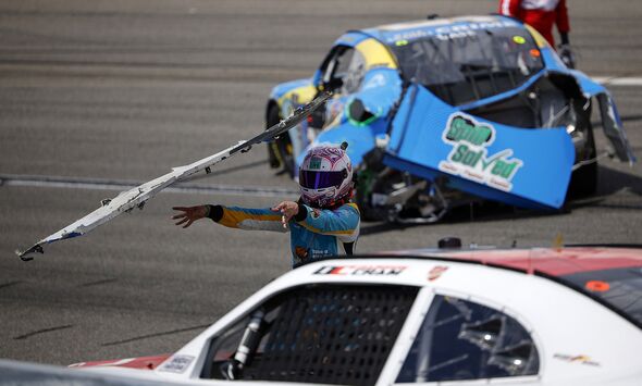 NASCAR Considers Penalty for Gase After Bumper Throw at Rival Car