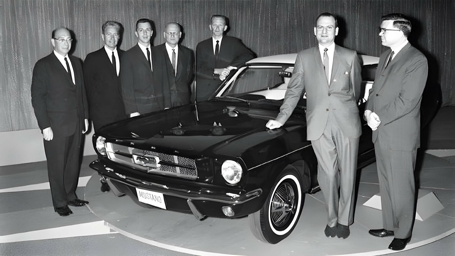The 1964 World Fair Ford Mustang Team (Credits Automotive News)