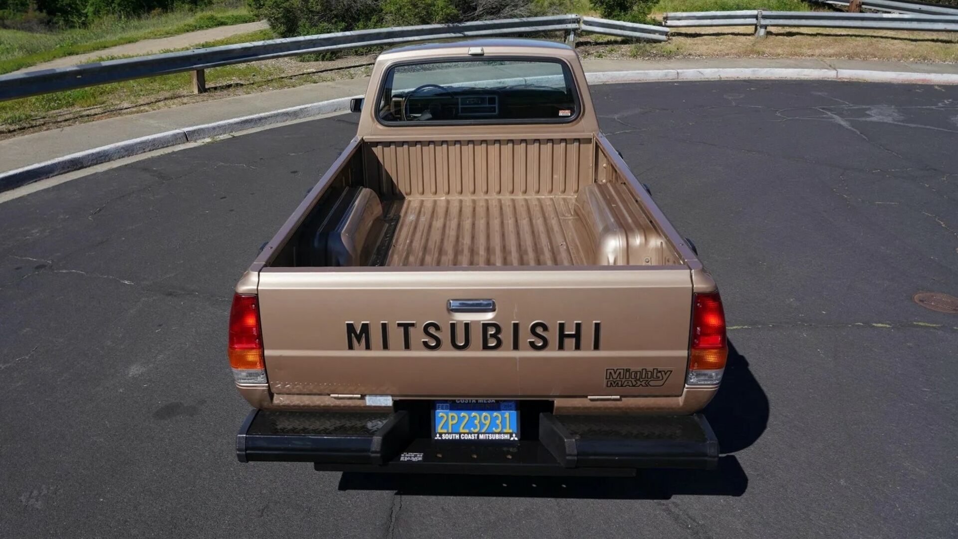 The Boot Space That Is Available With The 1985 Mitsubishi Mighty Max(Credits Bring a Trailer)