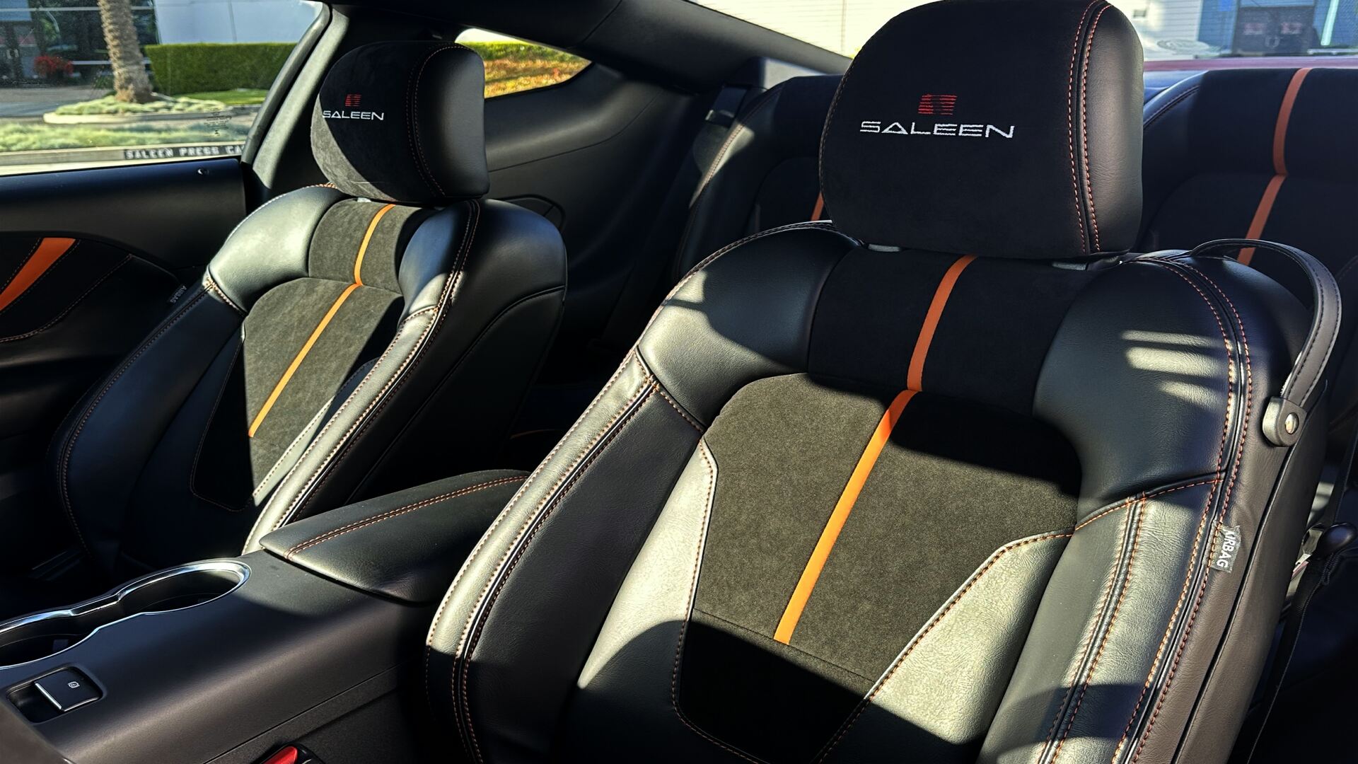 The Front And Rear Seats Of The 2024 Saleen 302 Mustang Black Label (Credits Saleen Pressroom)