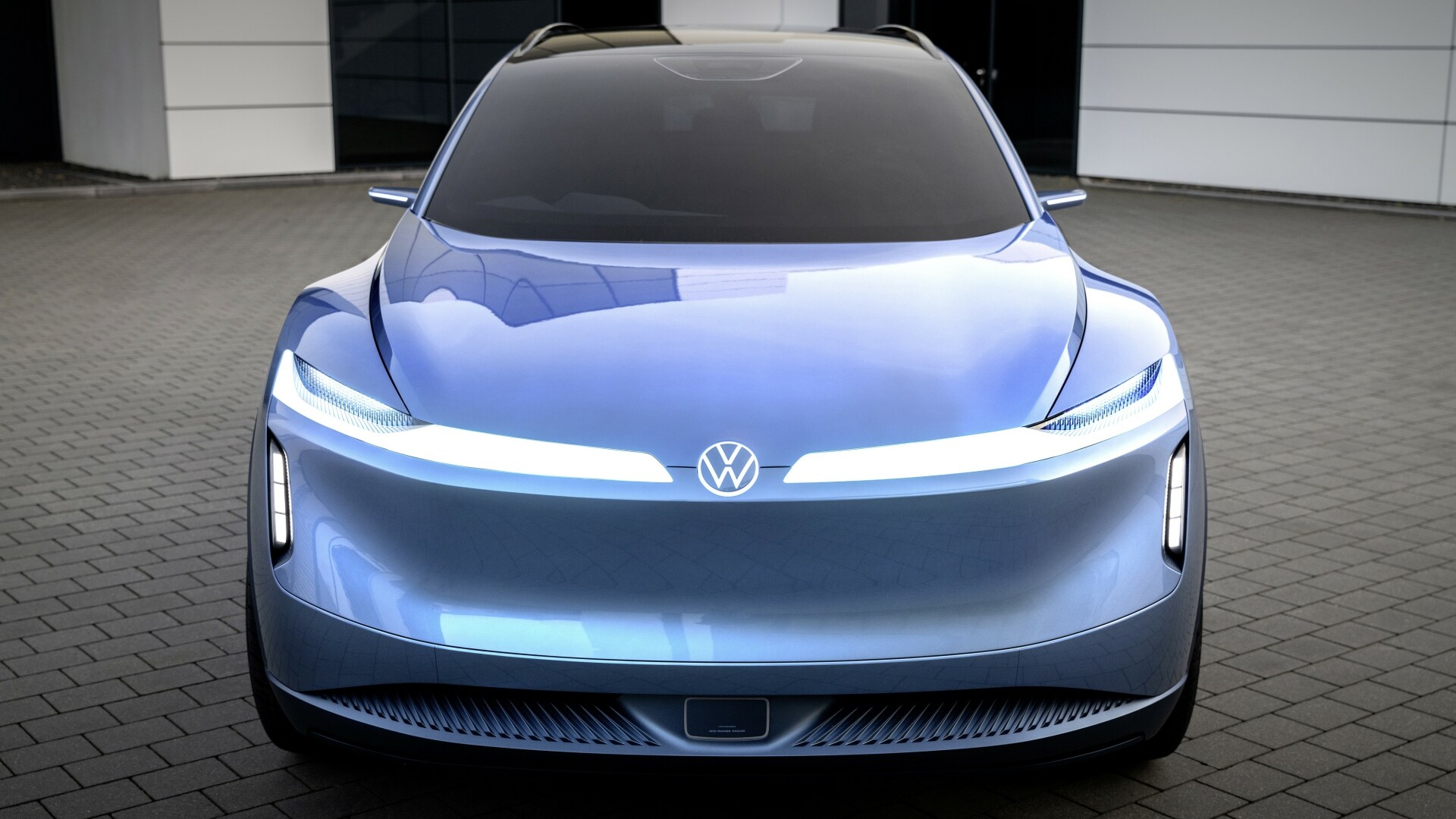 The Front Profile Of The New Volkswagen ID. CODE SUV Concept (Credits: Volkswagen Newsroom)