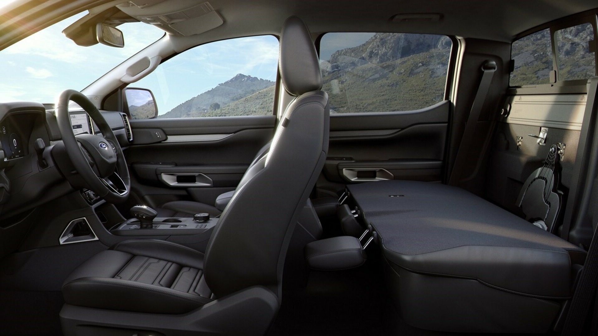 The Interior Of A 2024 Ford Ranger Raptor (Credits Ford)