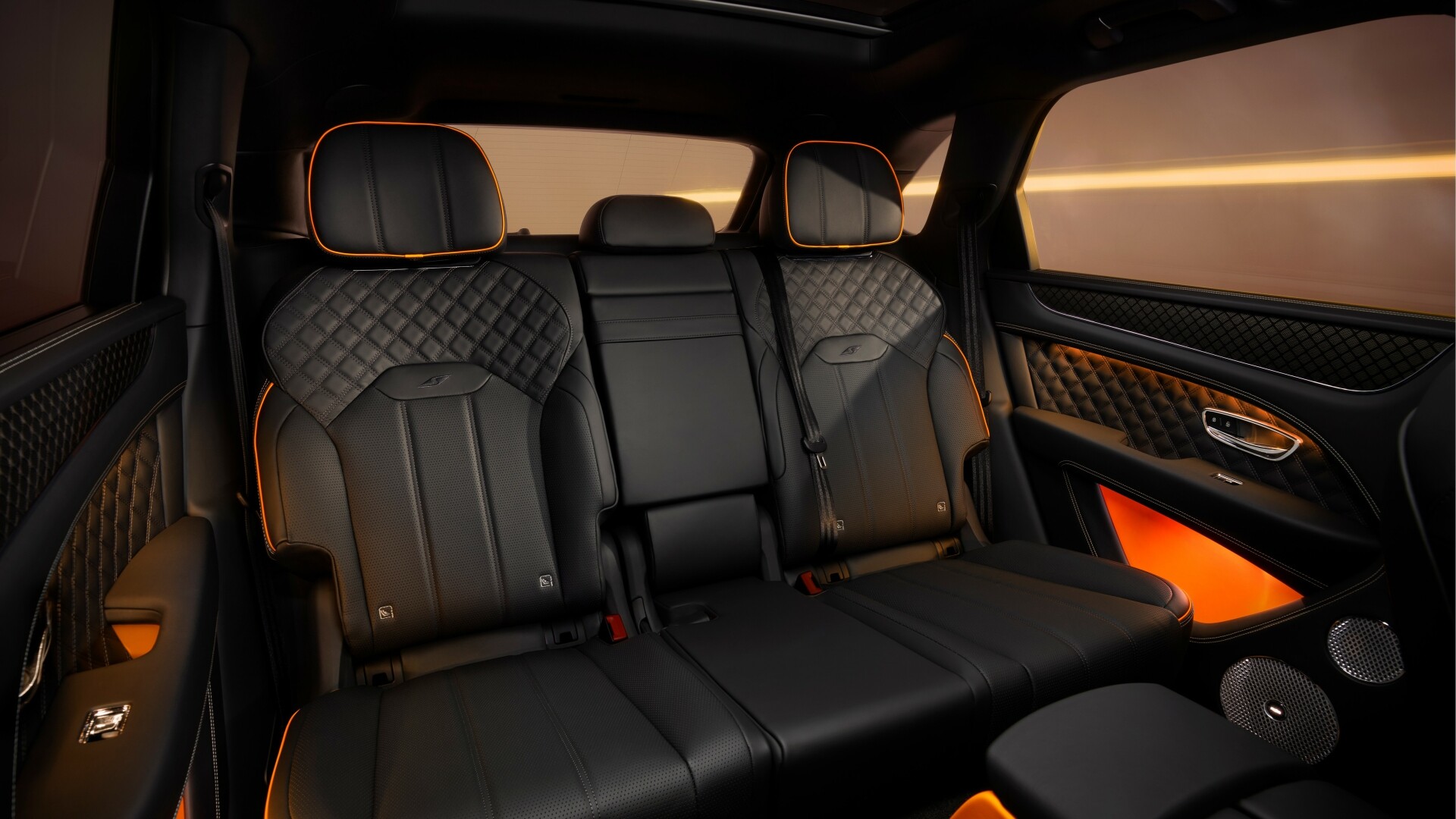 The Interior And Rear Seats Of A Bentley Bentayga S Black Edition (Credits Bentley Newsroom)
