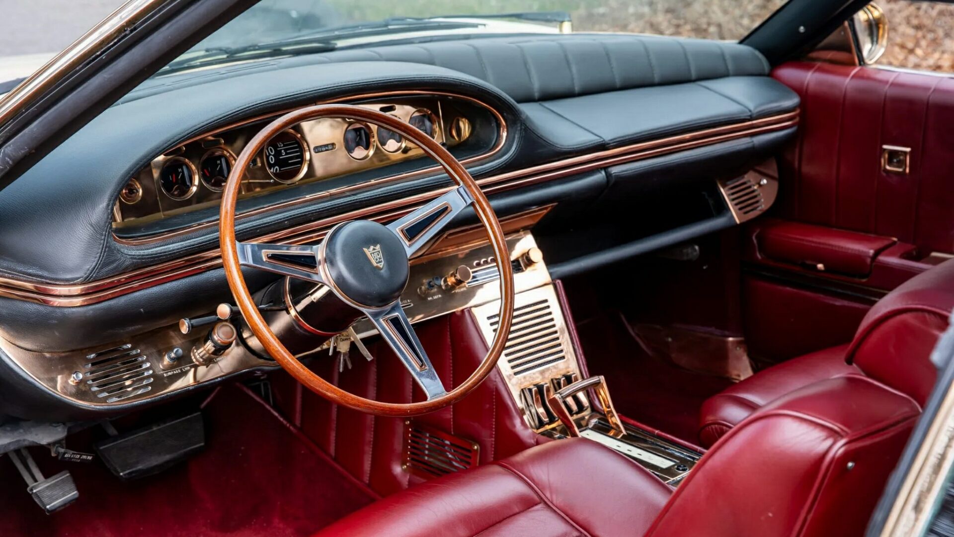 The Interior, Steering, And Dashboard Of A 1967 Exemplar I Concept (Credits Bring A Trailer)
