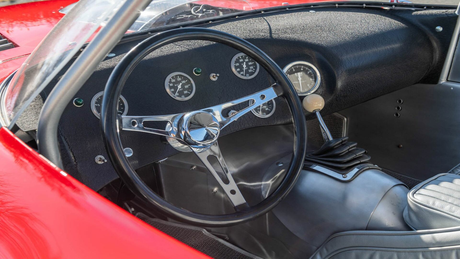 The Interior, Steering, And Dashboard Of The 1964 Cheetah #002 Prototype On Auction (Credits Hemmings)