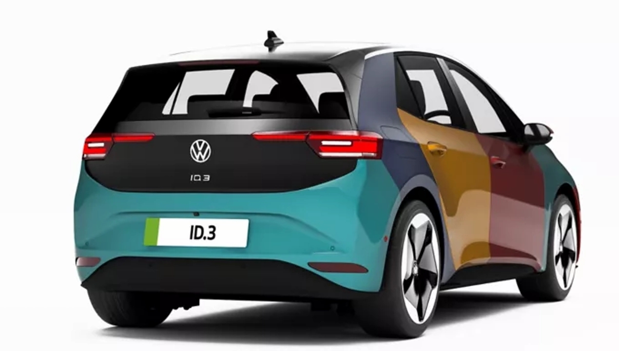 The Rear Of The New Volkswagen ID.3 Harlequin Edition (Credits Volkswagen)