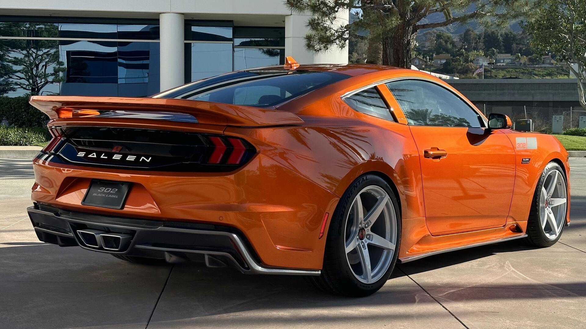 The Rear Profile Of The 2024 Saleen 302 Mustang Black Label (Credits Saleen Pressroom)