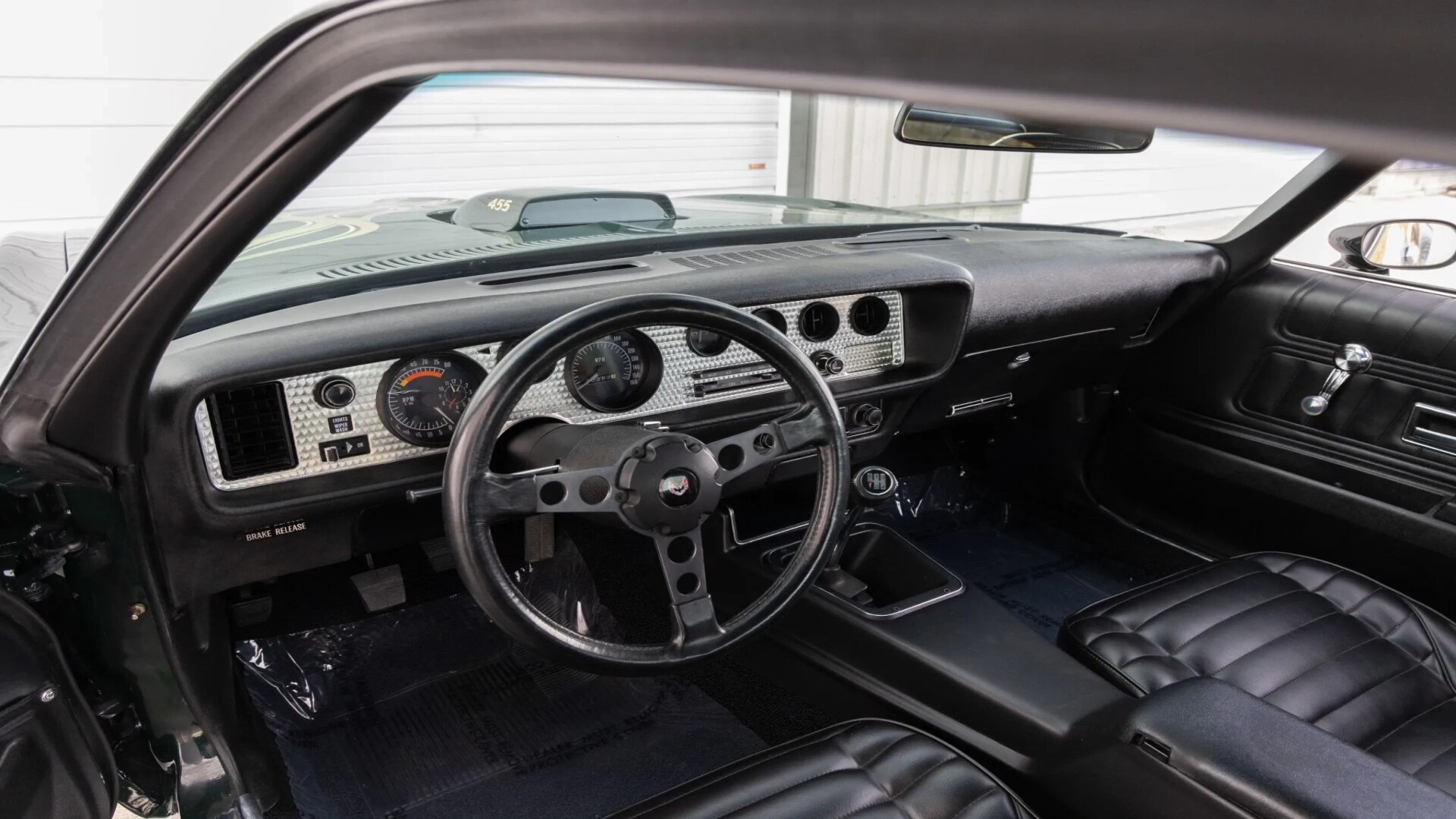 The Steering And Dashboard Of The 1973 Pontiac Firebird (Credits Bring A Trailer)