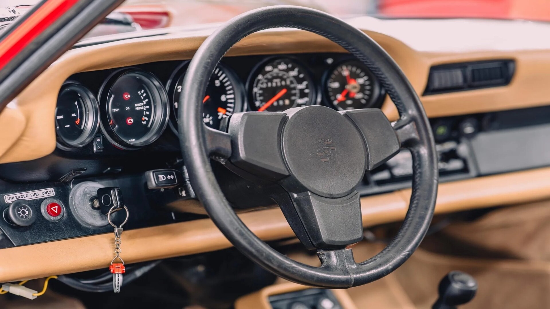 The Steering And Dashboard Of The 1982 Porsche 911 Turbo Thats's On Action