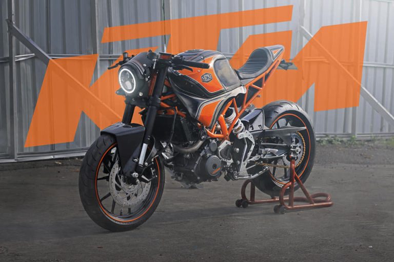 Transforming a KTM RC 250 into a Stylish Cafe Racer