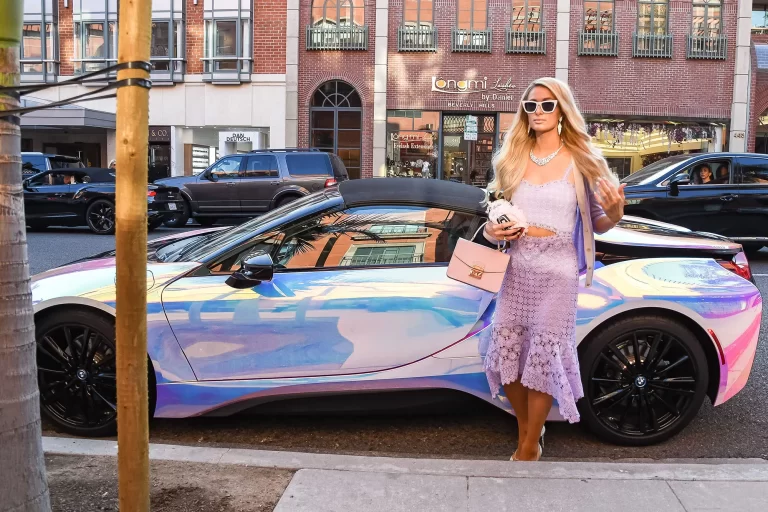 BMW's Holographic i8 Channels Paris Hilton's Glamour