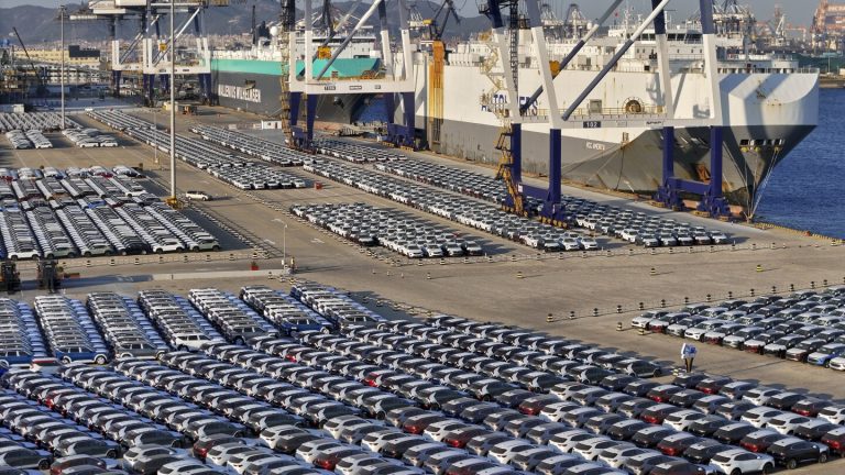 Rising Demand for Car-Carrying Ships Reflects China's EV Export Surge