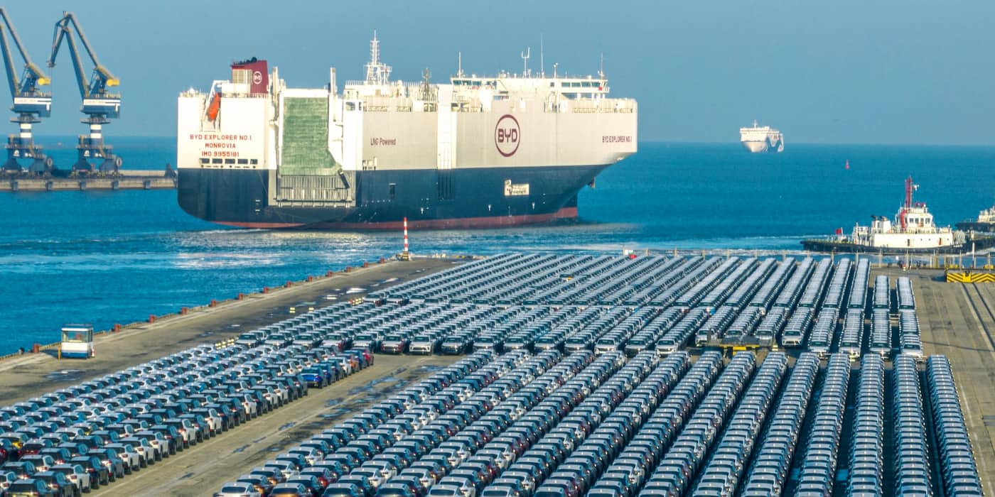 Rising Demand for Car-Carrying Ships Reflects China's EV Export Surge
