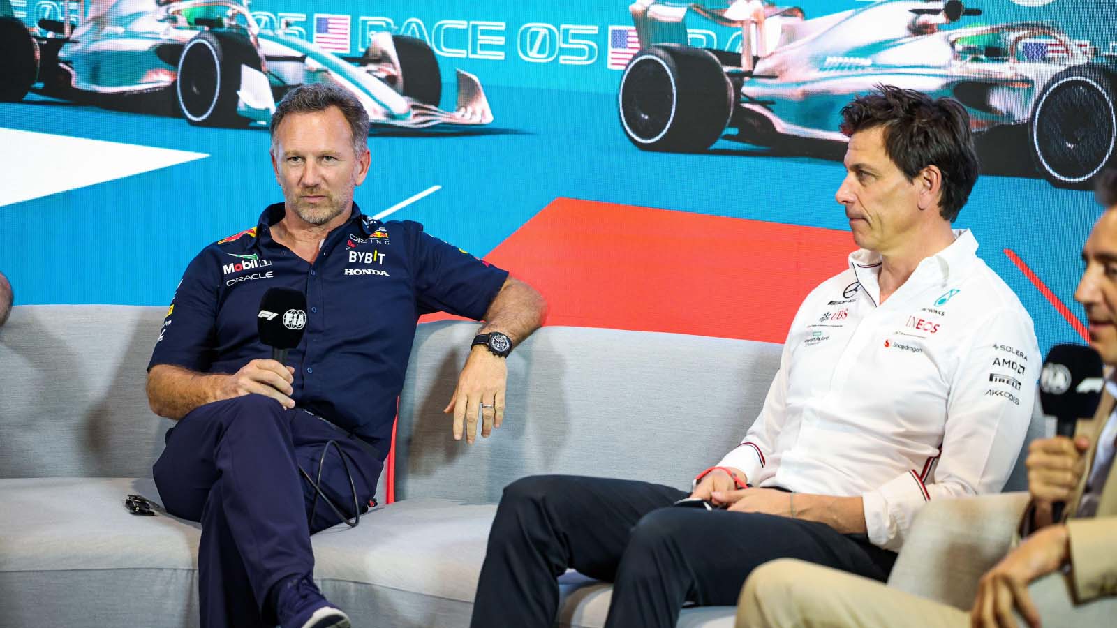 In F1 Title Race, Horner Brushes Off Wolff's Claims