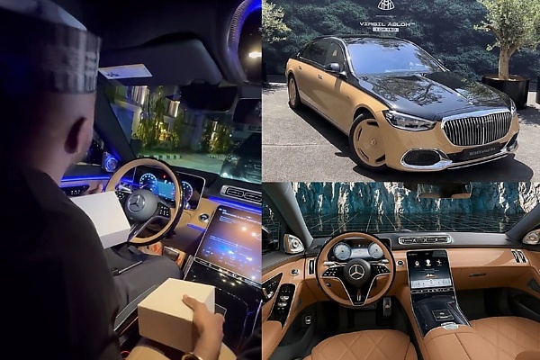 Cubana Chief Priest Seals N150m Watch Deal With Kaycee Adewale, Who Owns Mercedes-Maybach S-Class By Virgil Abloh