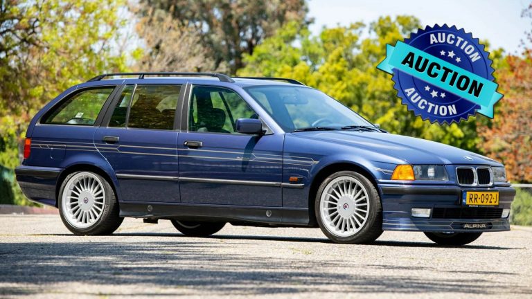 1996 BMW Alpina B3 3.2 Touring Rare Left-Hand-Drive Gem With Manual Transmission On The Auction Block