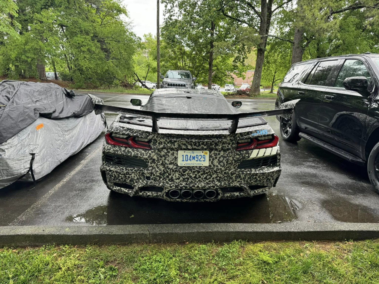 2025 Chevrolet Corvette ZR1 Prototype Spotted with Twin Turbos DAX Street