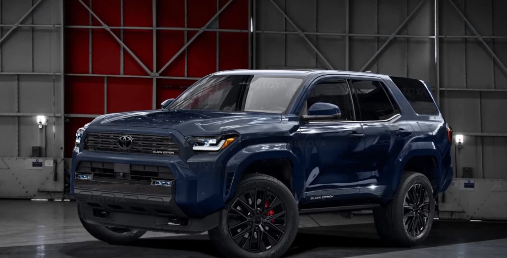 2025 Toyota 4Runner Black Edition Imagined in Stunning CGI Render DAX