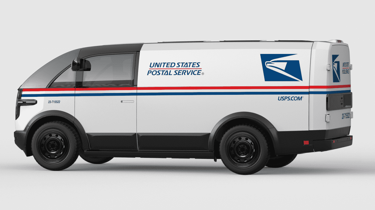 A Canoo LDV190 Outfitted To Become A USPS Delivery Vehicle