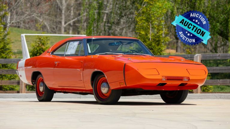 A Rare 1969 Dodge Charger Daytona In Hemi Orange On The Auction Block