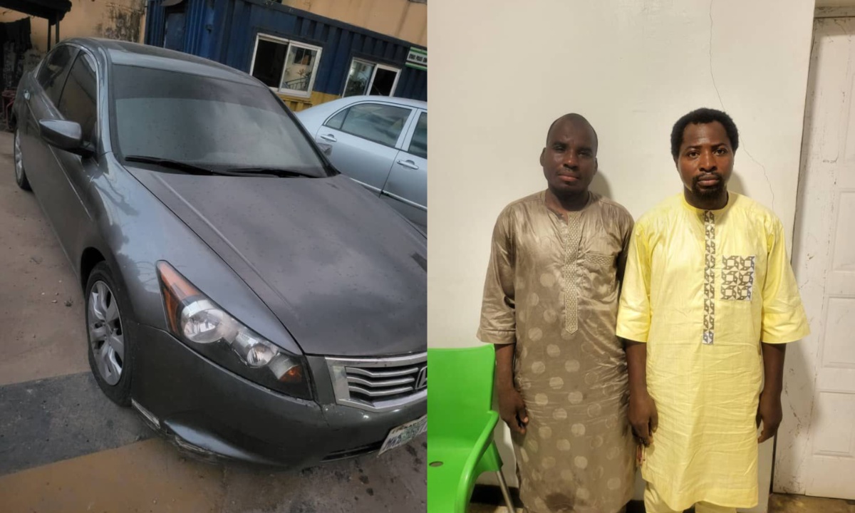 FCT Police Arrest Two People for Stealing Cars, Find 5 Stolen Vehicles