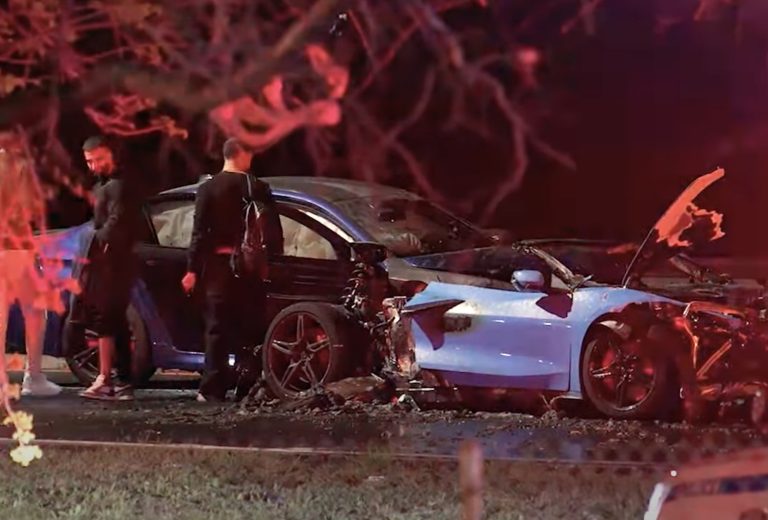 Firefighter Saves Driver from Burning Corvette in NYC