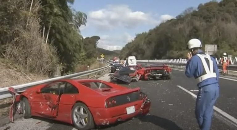 Japan's Costly Ferrari Crash